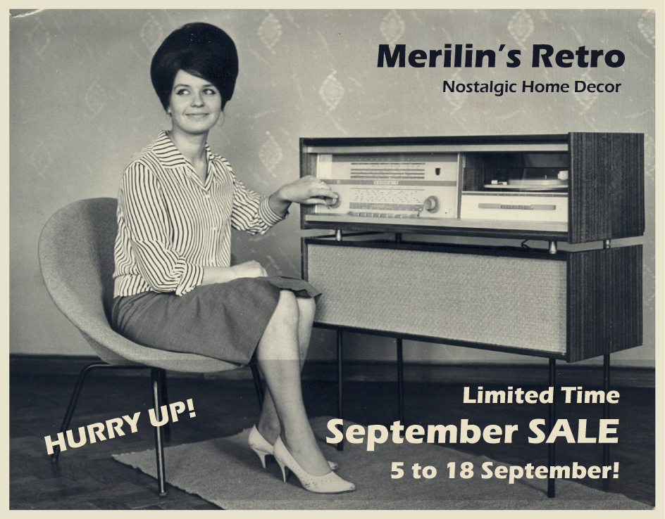 September Sale in Merilin’s Retro shop on Etsy
